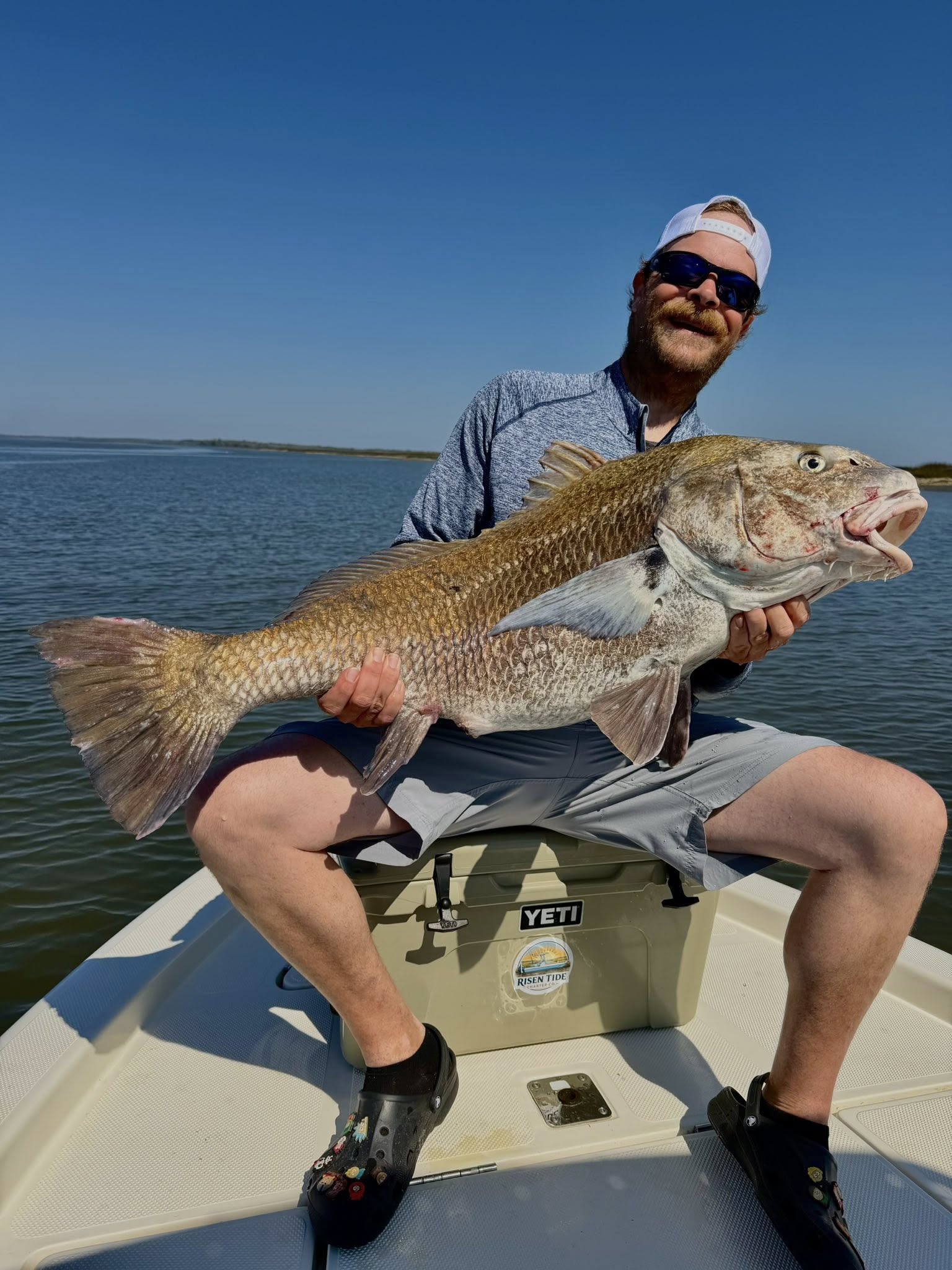 Risen Tide Charter Co. on the water